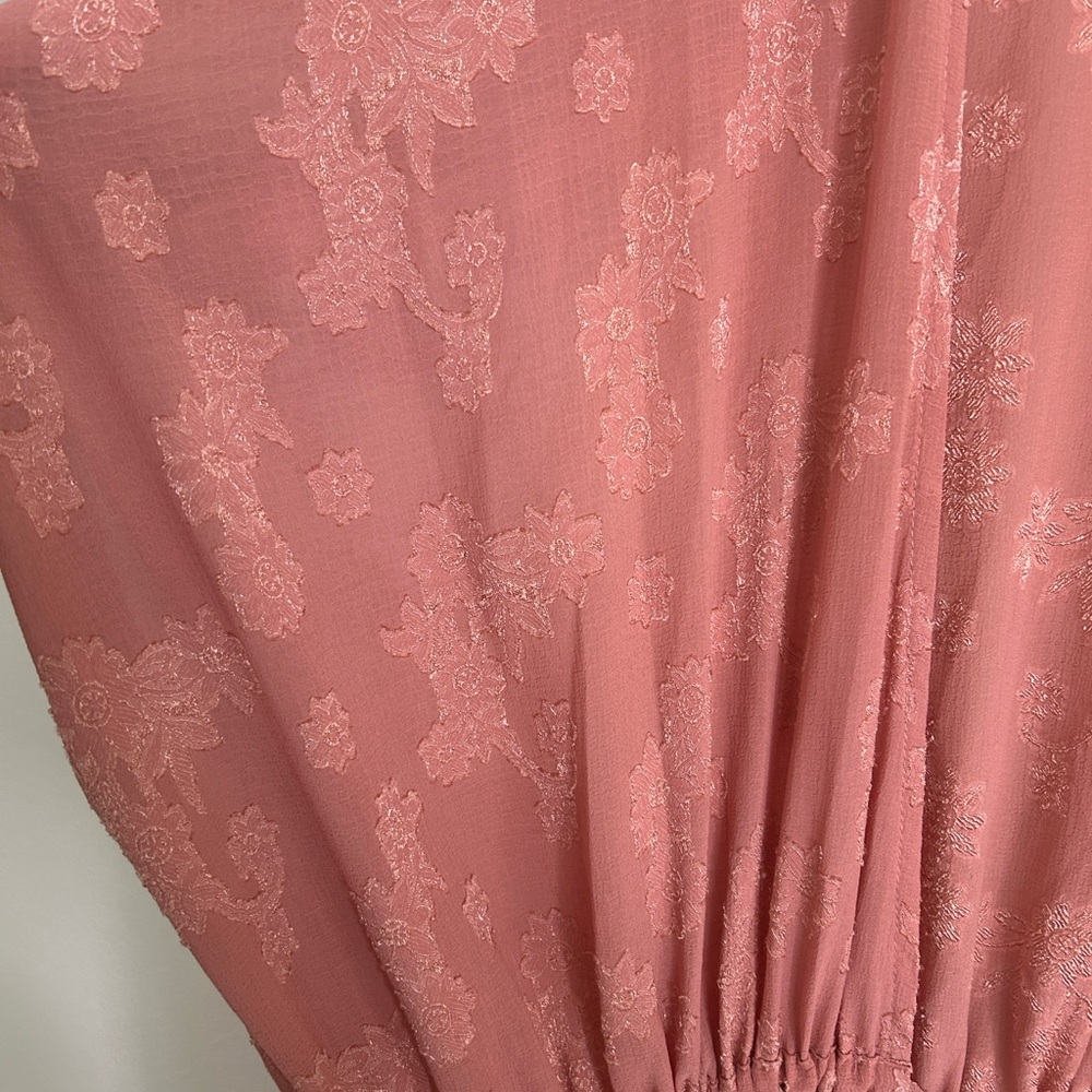 Pink cardigan with Drawstring Waist - Picture 3 of 7